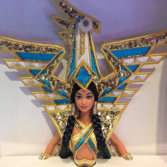 Fantasy Goddess of the Americas Barbie Doll - Picture 3 of 6